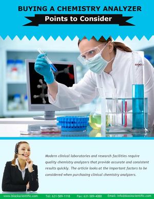 Buying a Chemistry Analyzer – Points to Consider