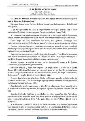 El Angel Moroni Vino