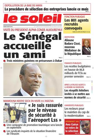 Edition Du 6 Aout 2015