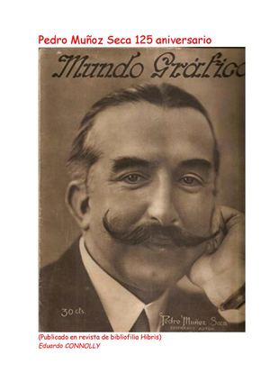 Pedro Muñoz Seca 125 Aniversario