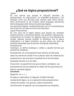 Lógica Proposicional