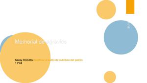 Memorial De Agravios