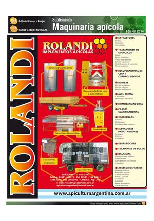 Suplemento C&A Maquinaria Apicola 2014