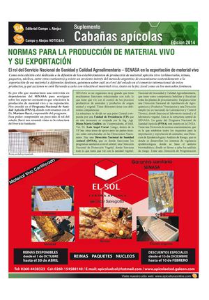 Suplemento C&A Cabañas Apicolas 2014