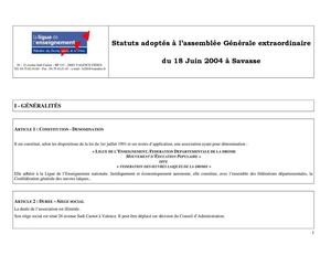 Statuts F O L 26