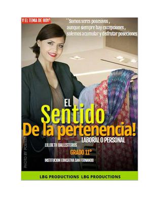 El Sentido De Pertenencia