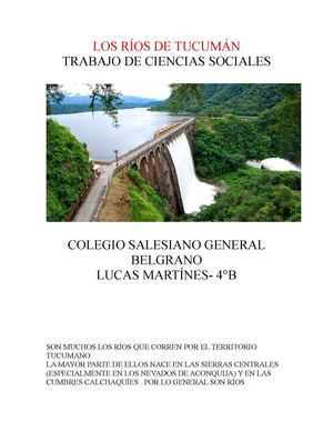 Los Ríos De Tucumán