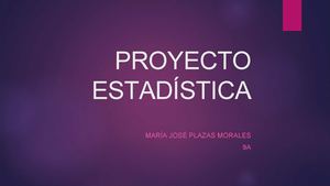 Trabajo Estadistica Majo