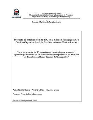 Propuesta Proyecto Tic