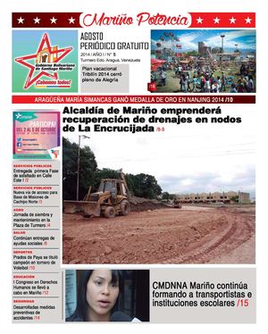 PERIODICO  AGOSTO  2014 AÑO I N°5