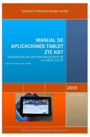 Reporte De Tablet Zte