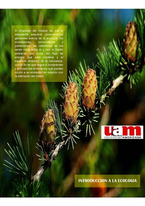 Modulo1 Introduccion a la EcologÍa