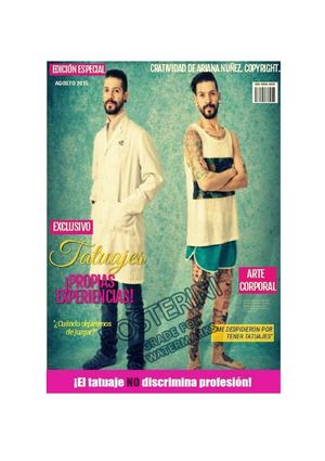 "El tatuaje NO discrimina profesión"