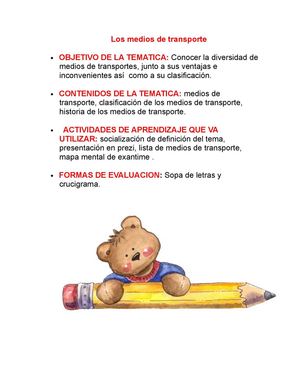 Los Medios De Transporte