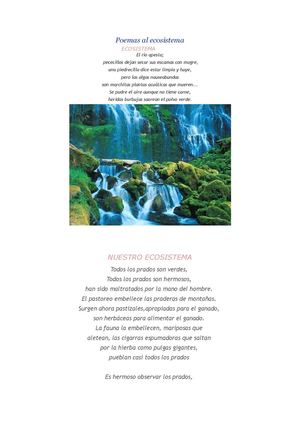 Poemas al ecosistema