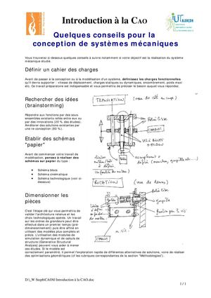 0 Introduction à La Cao