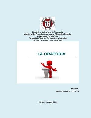 El Poder De La Oratoria Adriana Pino