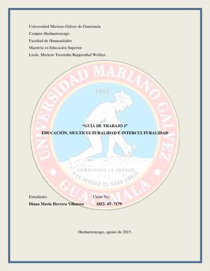 EDUCACIÓN, MULTICULTURALIDAD E INTERCULTURALIDAD