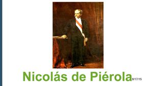 Nicolás De Piérola