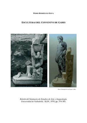 Esculturas del Conventus de Gades, I