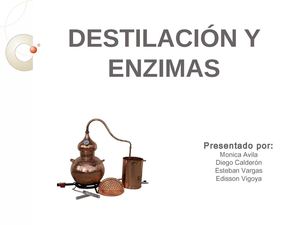 Destilación Y Enzimas