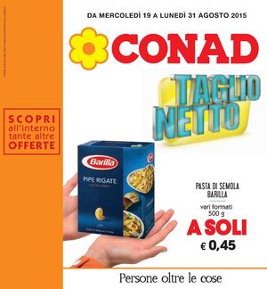 Volantino Conad Lombardia Dal 19 Al 31 Agosto