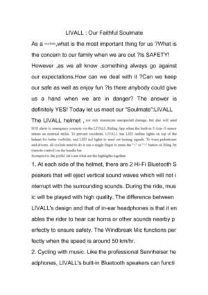 Our Faithful Soulmate--LIVALL