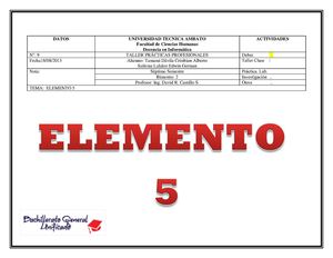 Elemento 5 Talleres Practicas Profesionales