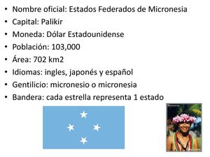 Micronesia 3''a''
