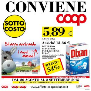 Volantino Coop Marche Adriatica Dal 20 Agosto Al 2 Settembre