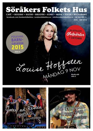 Söråkers Folkets Hus Flygblad aug-okt 2015