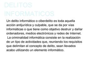 Delitos Informaticos