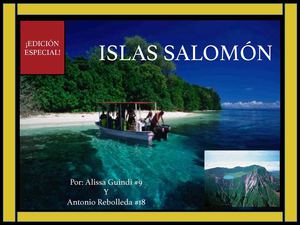 Islas Salomon (clase de sociales)