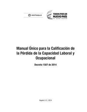 Manual Unico De Calificaciones