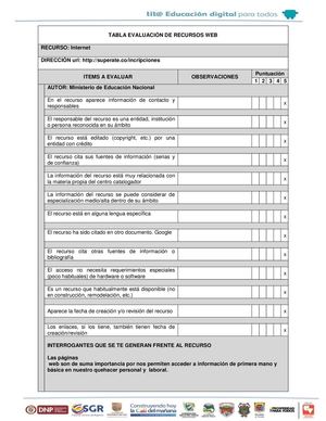 Tabla Evaluación De Recursos Web (3)