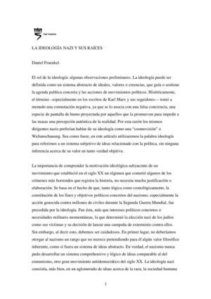 Nazi Racial Ideology