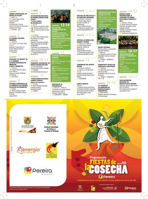 Programación Fiestas De La Cosecha 2015