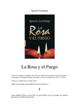 217189437 La Rosa Y El Fuego Ignacio Larranaga