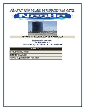 Mecánica Y Resistencia De Materiales