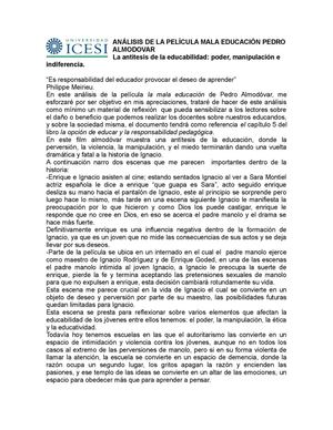 La Antítesis De La Educabilidad