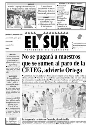 El Sur Domingo 23082015