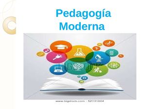 Pedagogia Moderna