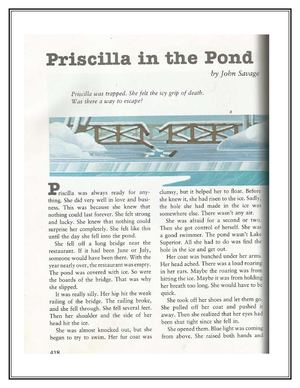 Pricilla In The Pond