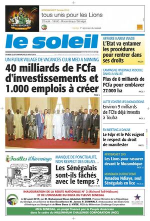 Edition Du 22 23 Aout 2015