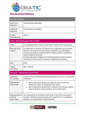 Plantilla Unidad Didactica Yolima Carmona