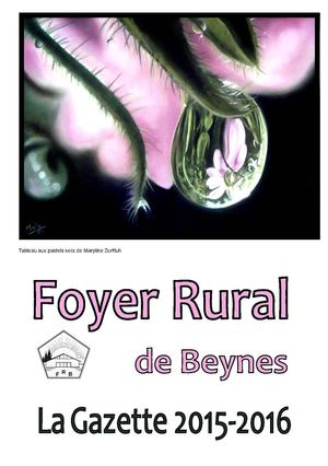 2015 2016 Gazette Foyer Rural Beynes