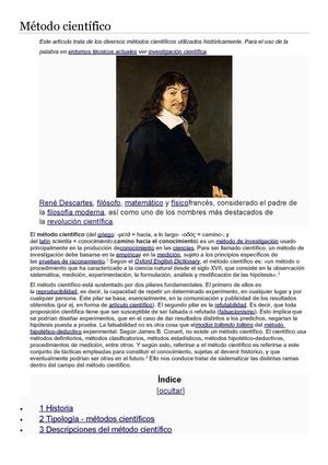 Método Científico