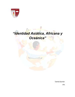 “Identidad Asiática, Africana y Oceánica”