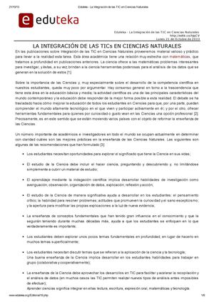 Calaméo - Eduteka - La Integración De Las TIC En Ciencias Naturales