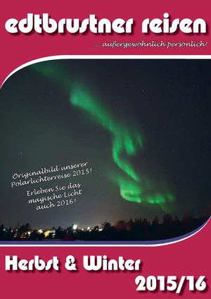 Edtbrustner-Reisen Herbst/Winterkatalog